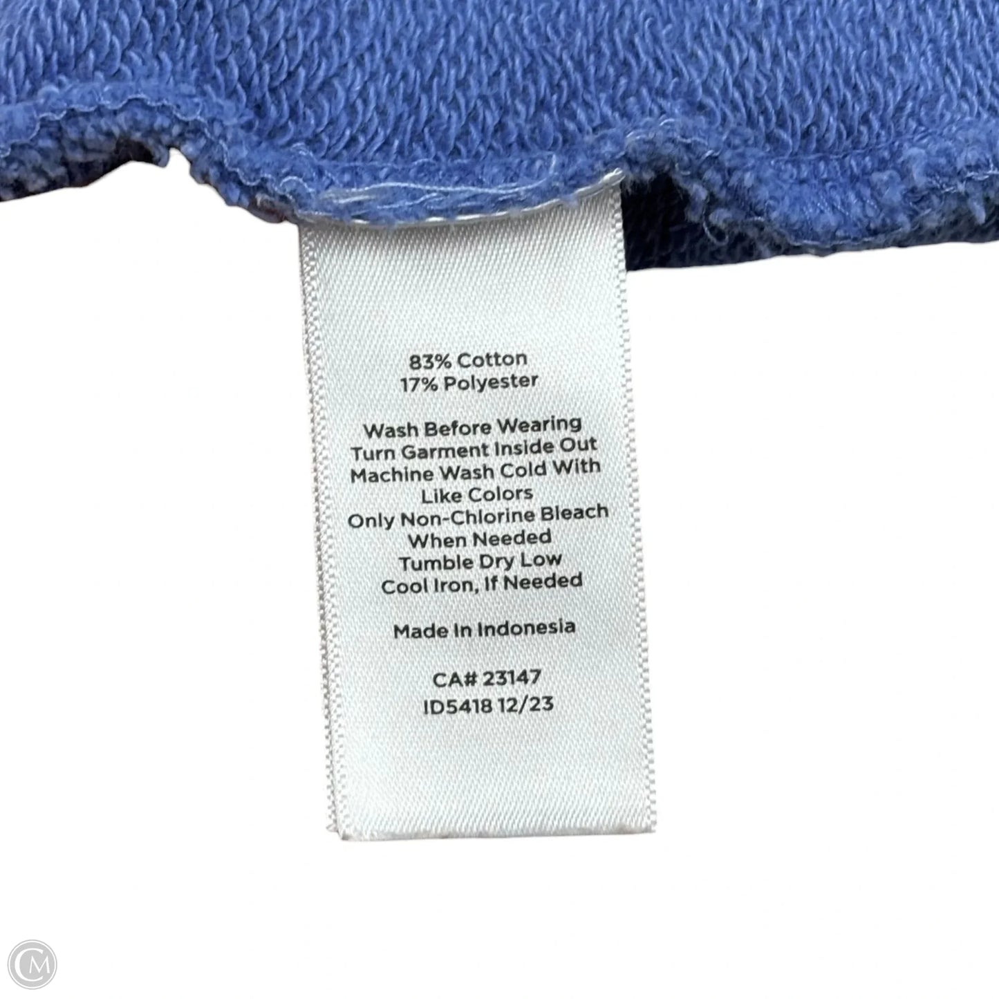 Jacket Shirt By Talbots In Blue, Size: L