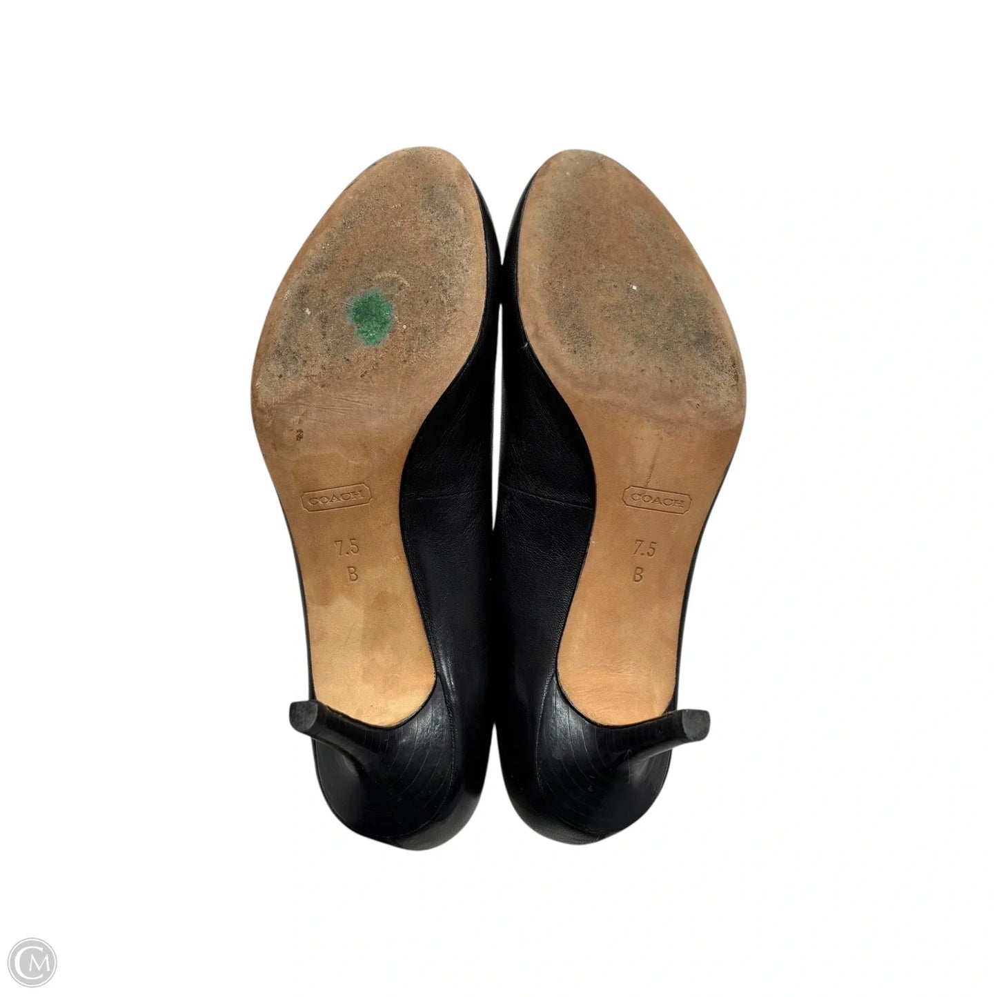 Shoes Designer By Coach In Black, Size: 7.5