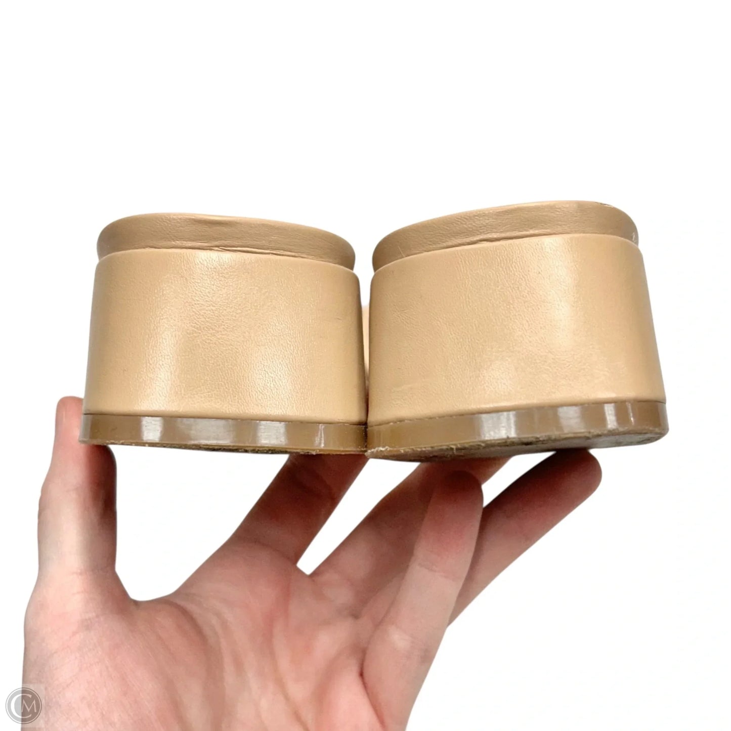 Sandals Heels Block By Jones New York In Cream, Size: 7.5