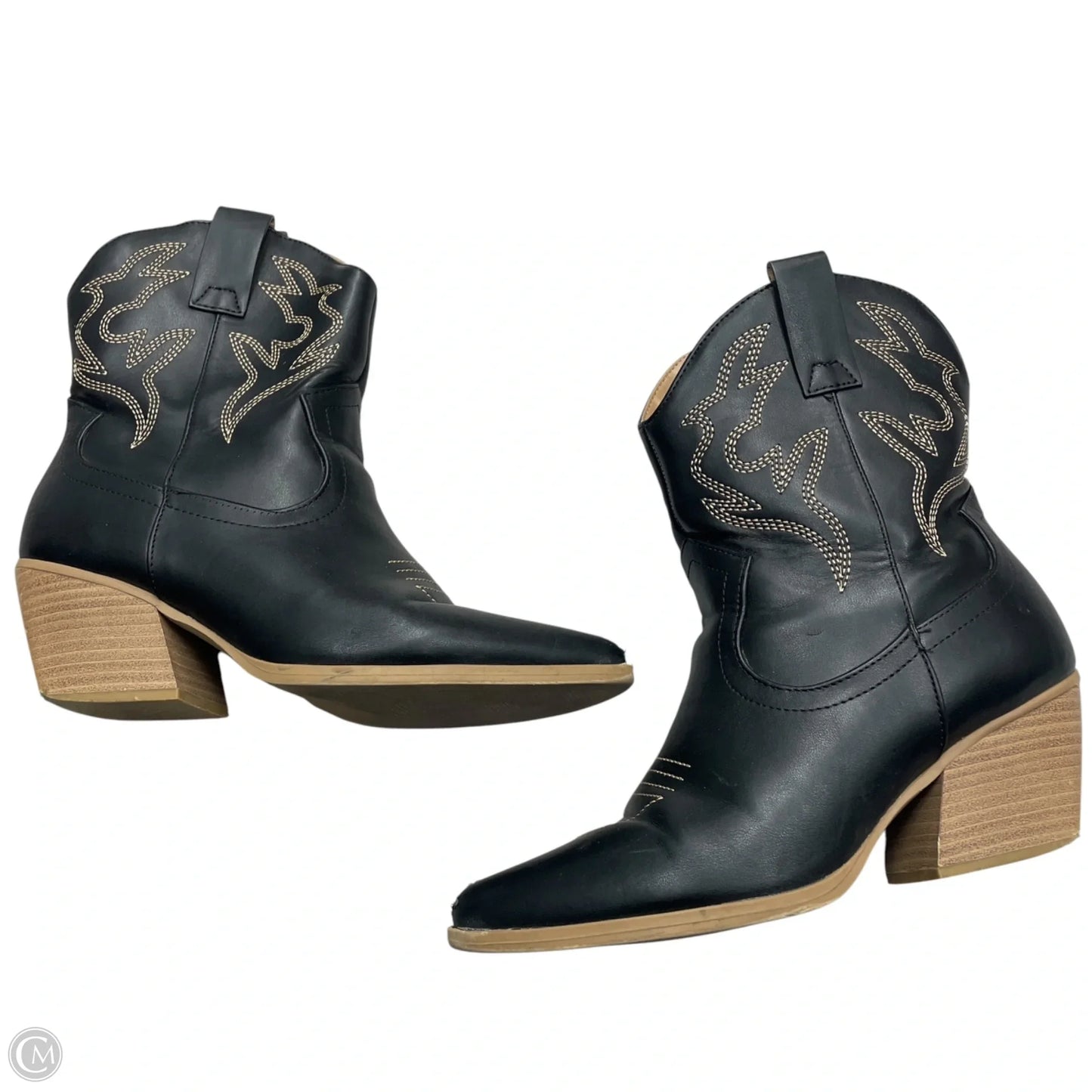 Boots Western By Soda In Black, Size: 8.5