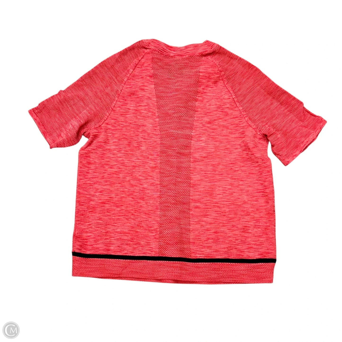 Athletic Top Short Sleeve By Nike In Red, Size: M