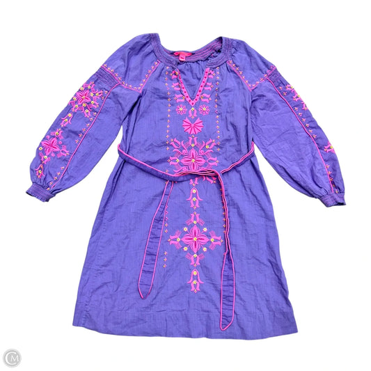 Dress Designer By Lilly Pulitzer In Pink & Purple, Size: S
