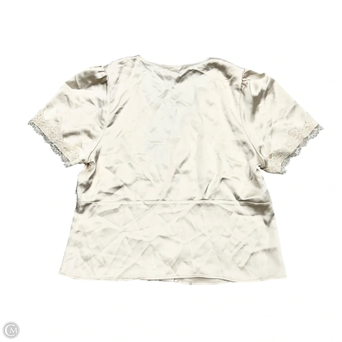 Top Short Sleeve By Joie In Tan, Size: Xl