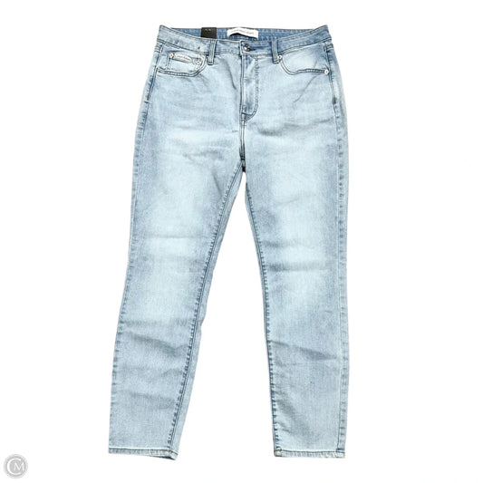 Jeans Skinny By Calvin Klein In Blue Denim, Size: 12