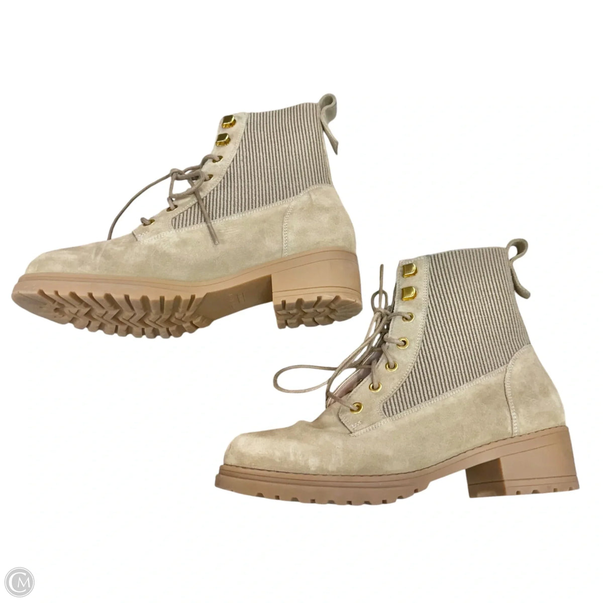 Boots Combat By Cole-haan In Tan, Size: 7.5