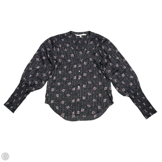 Blouse Long Sleeve By Veronica Beard In Floral Print, Size: Xs