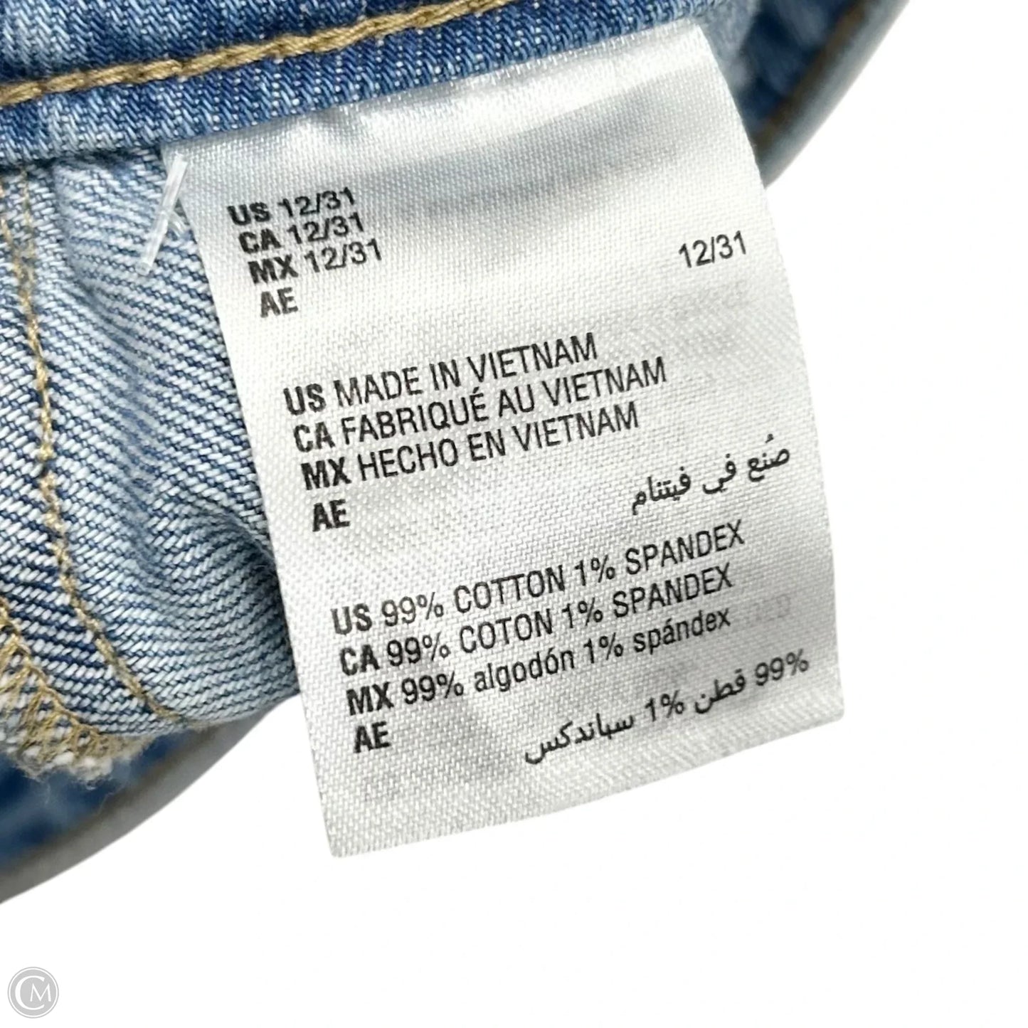Jeans Wide Leg By On 34th In Blue Denim, Size: 12