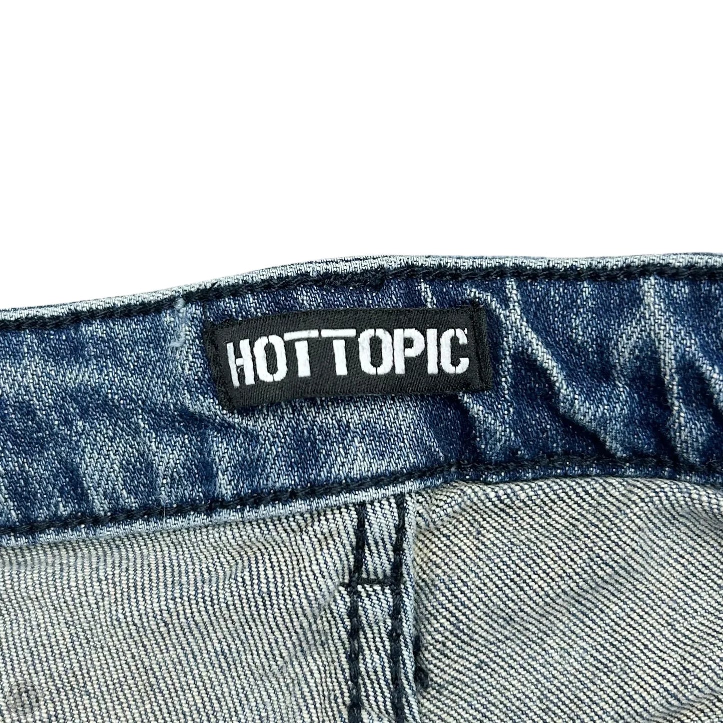 Jeans Wide Leg By Hot Topic In Blue Denim, Size: 12