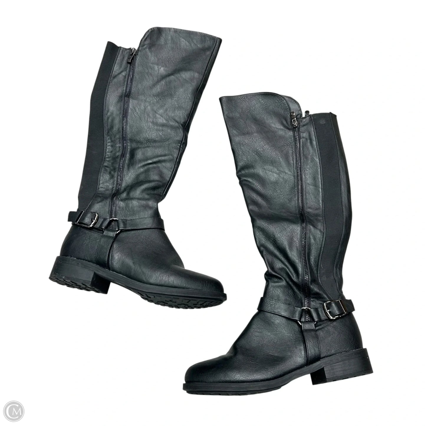 Boots Knee Heels By Dream Pairs In Black, Size: 9.5