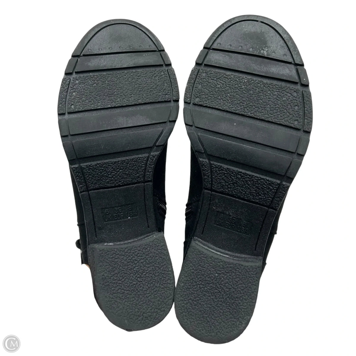 Boots Ankle Heels By Primark In Black, Size: 8w
