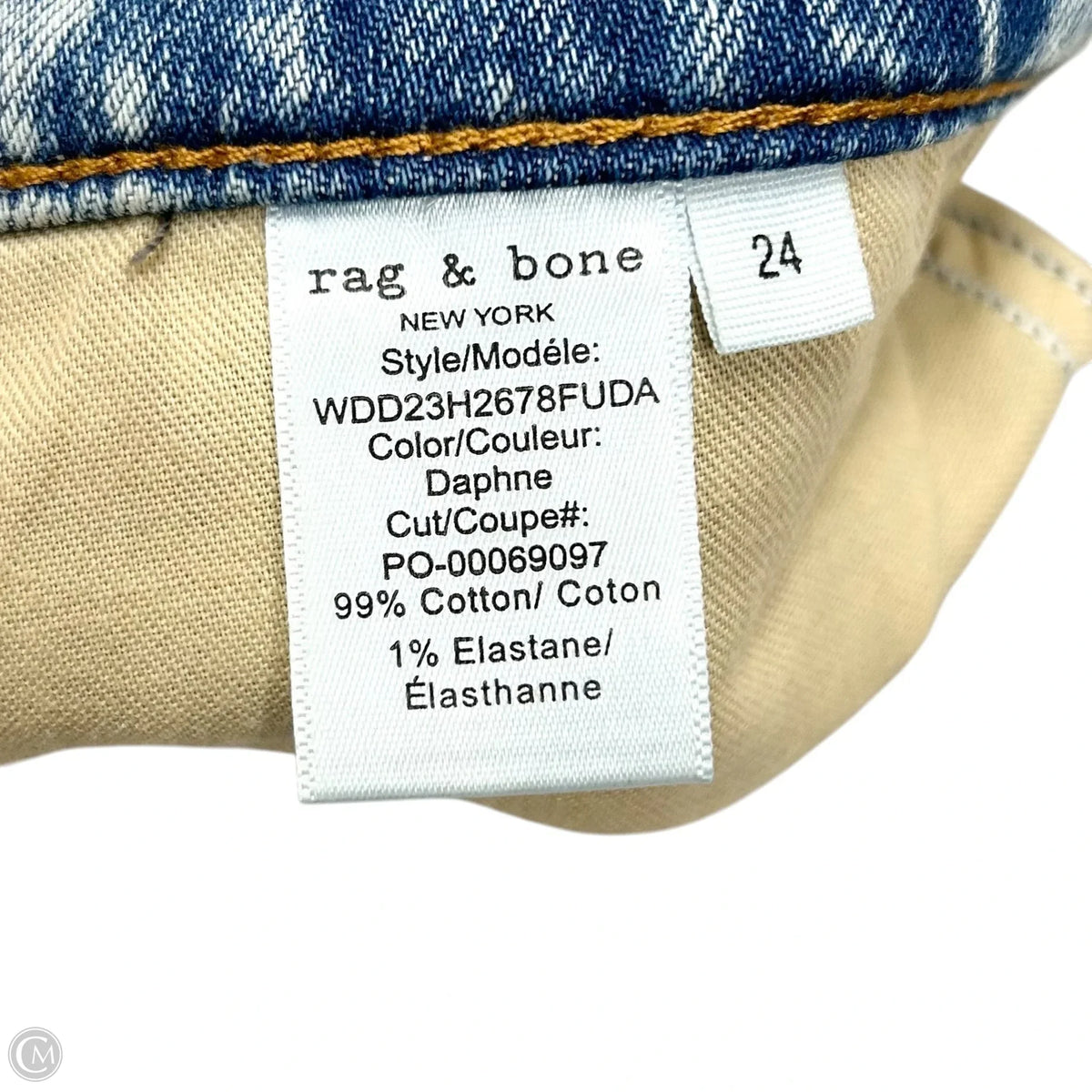 Jeans Boyfriend By Rag And Bone In Blue Denim, Size: 0