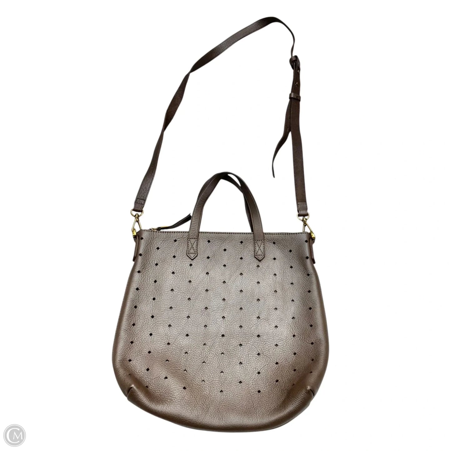 Crossbody Leather By Madewell, Size: Medium