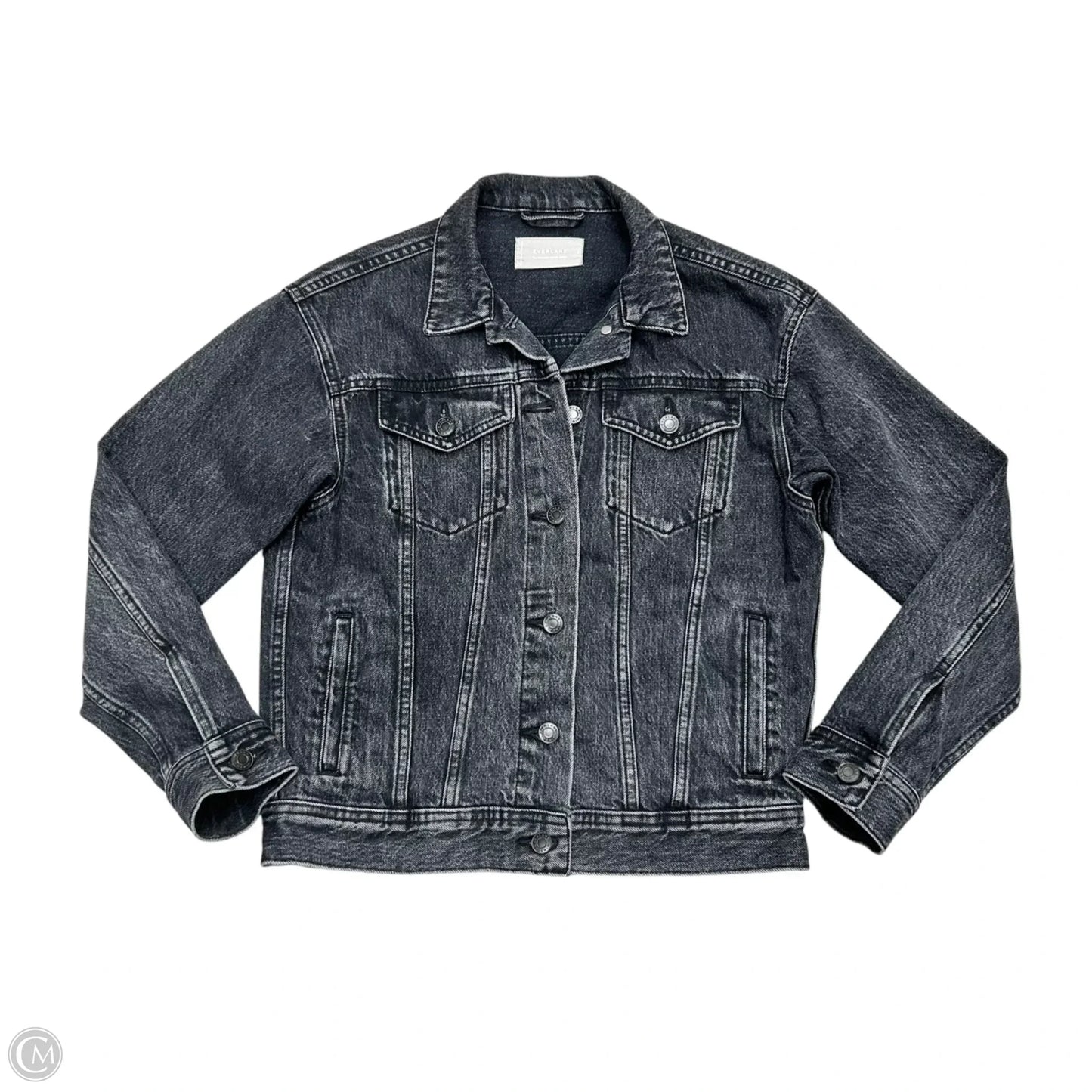 Jacket Denim By Everlane In Black, Size: Xs