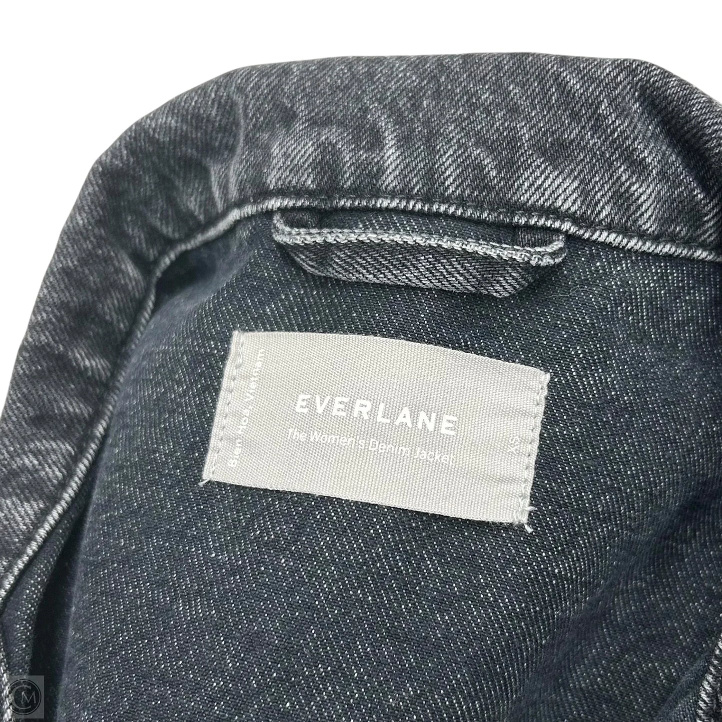 Jacket Denim By Everlane In Black, Size: Xs