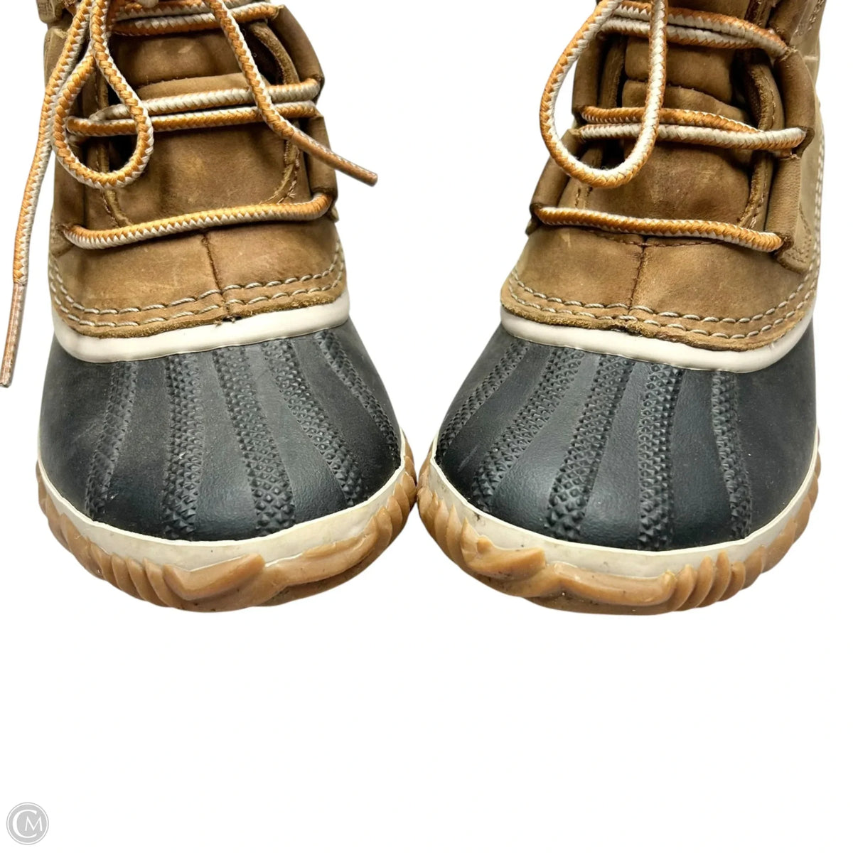 Boots Rain By Sorel In Black & Brown, Size: 6