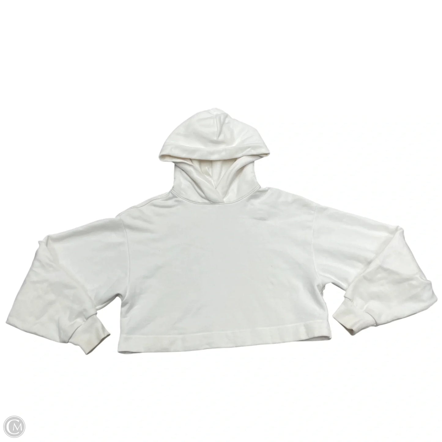 Sweatshirt Hoodie By Alo In White, Size: Xs