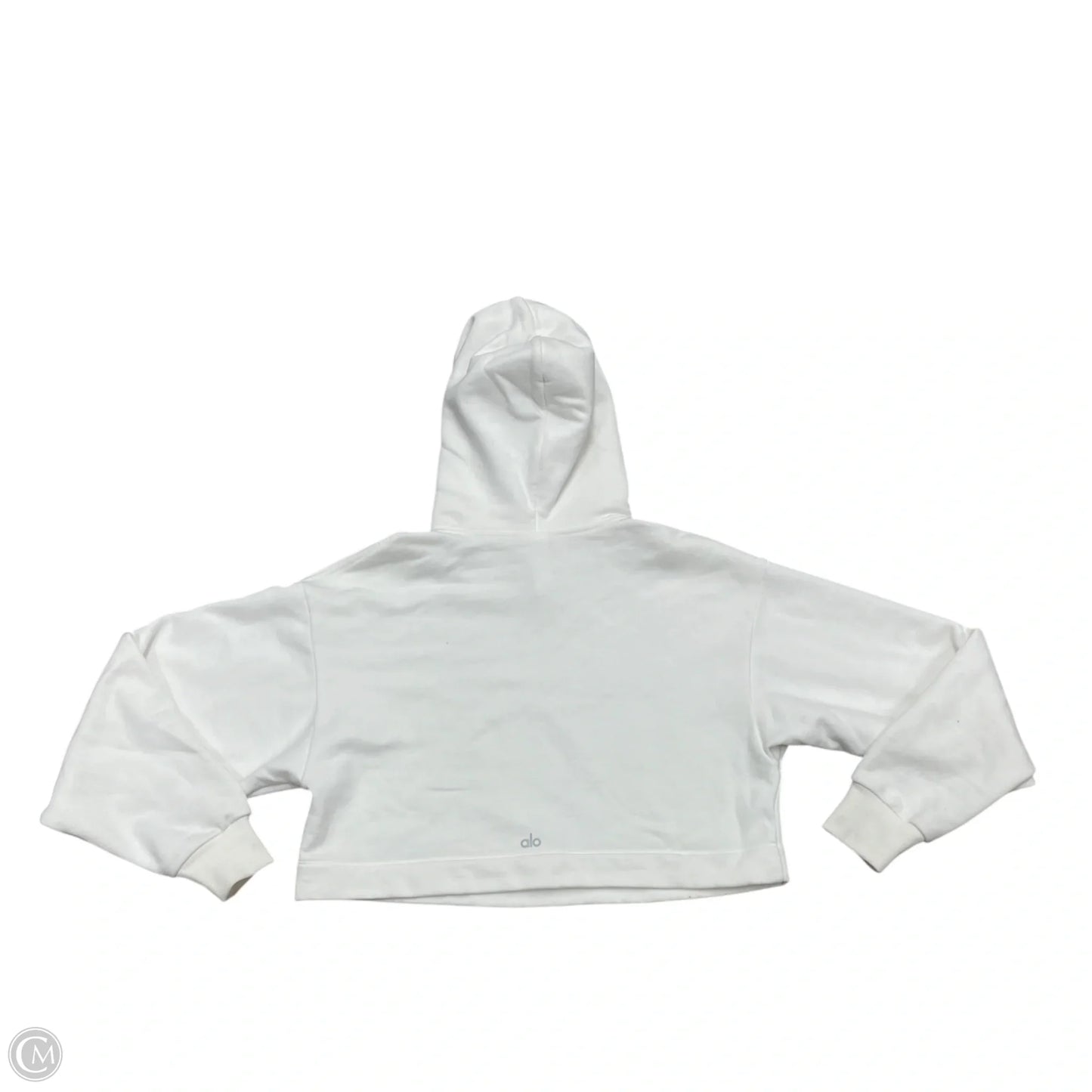 Sweatshirt Hoodie By Alo In White, Size: Xs