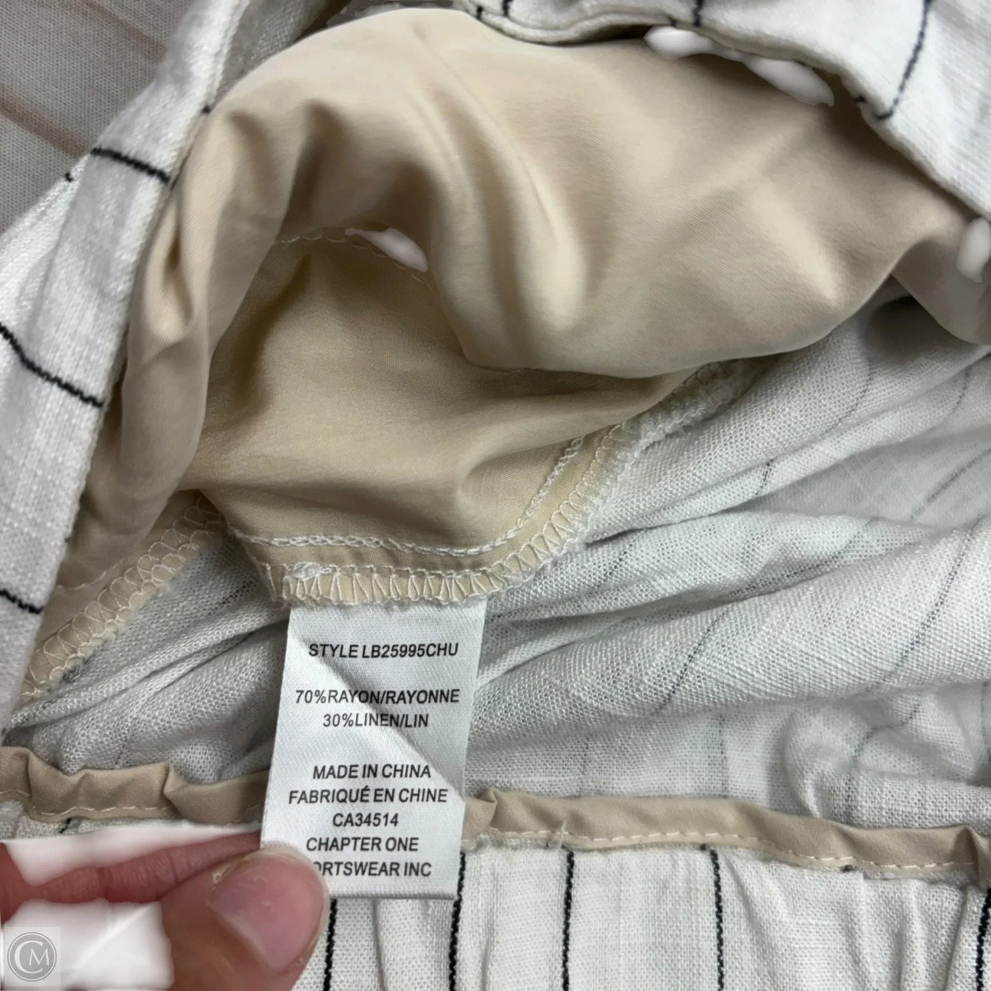 Pants Wide Leg By Joie In White, Size: S