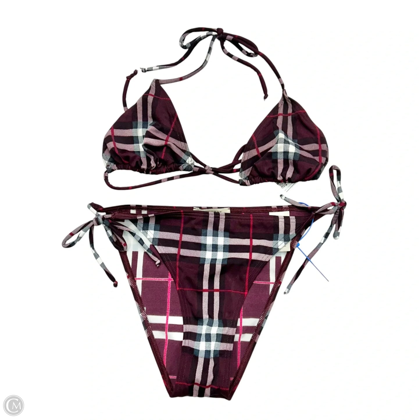 Swimsuit Luxury Designer By Burberry In Red, Size: M