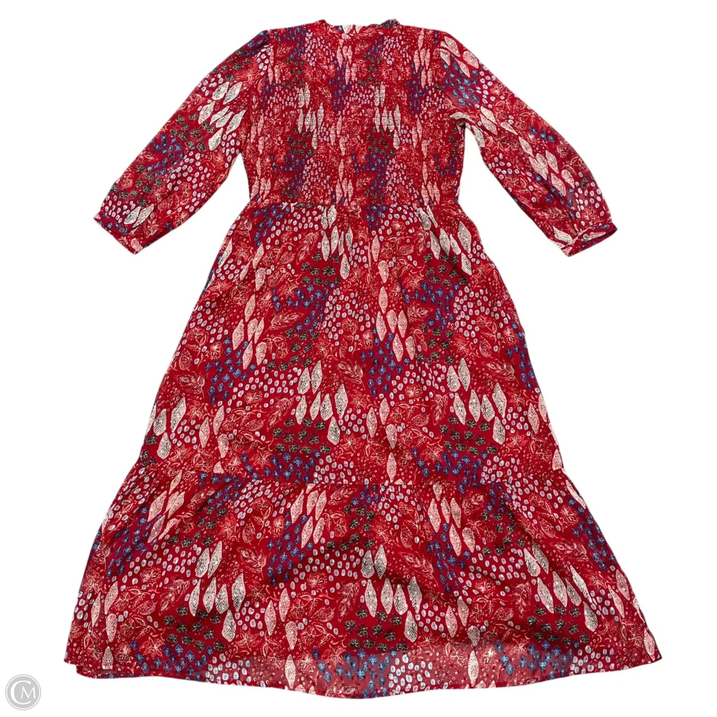 Dress Casual Maxi By Loft In Red, Size: M