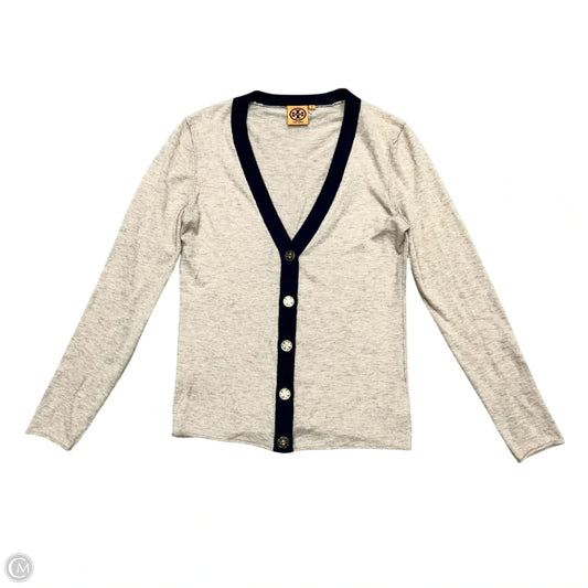 Sweater Cardigan Designer By Tory Burch In Cream, Size: M