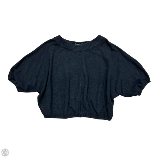 Top 3/4 Sleeve By Anthropologie In Black, Size: L