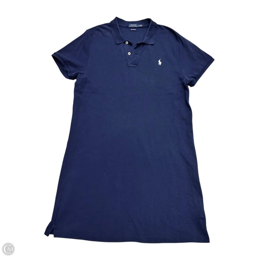 Dress Casual Midi By Polo Ralph Lauren In Navy, Size: Xl