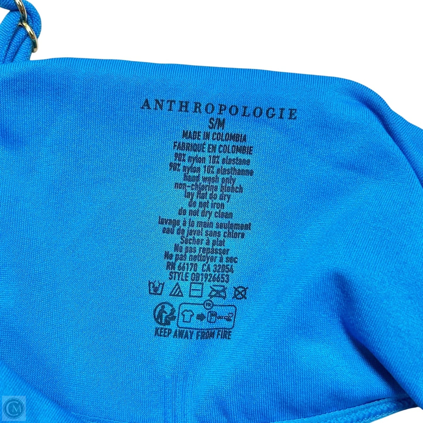 Bra By Anthropologie In Blue, Size: S/M