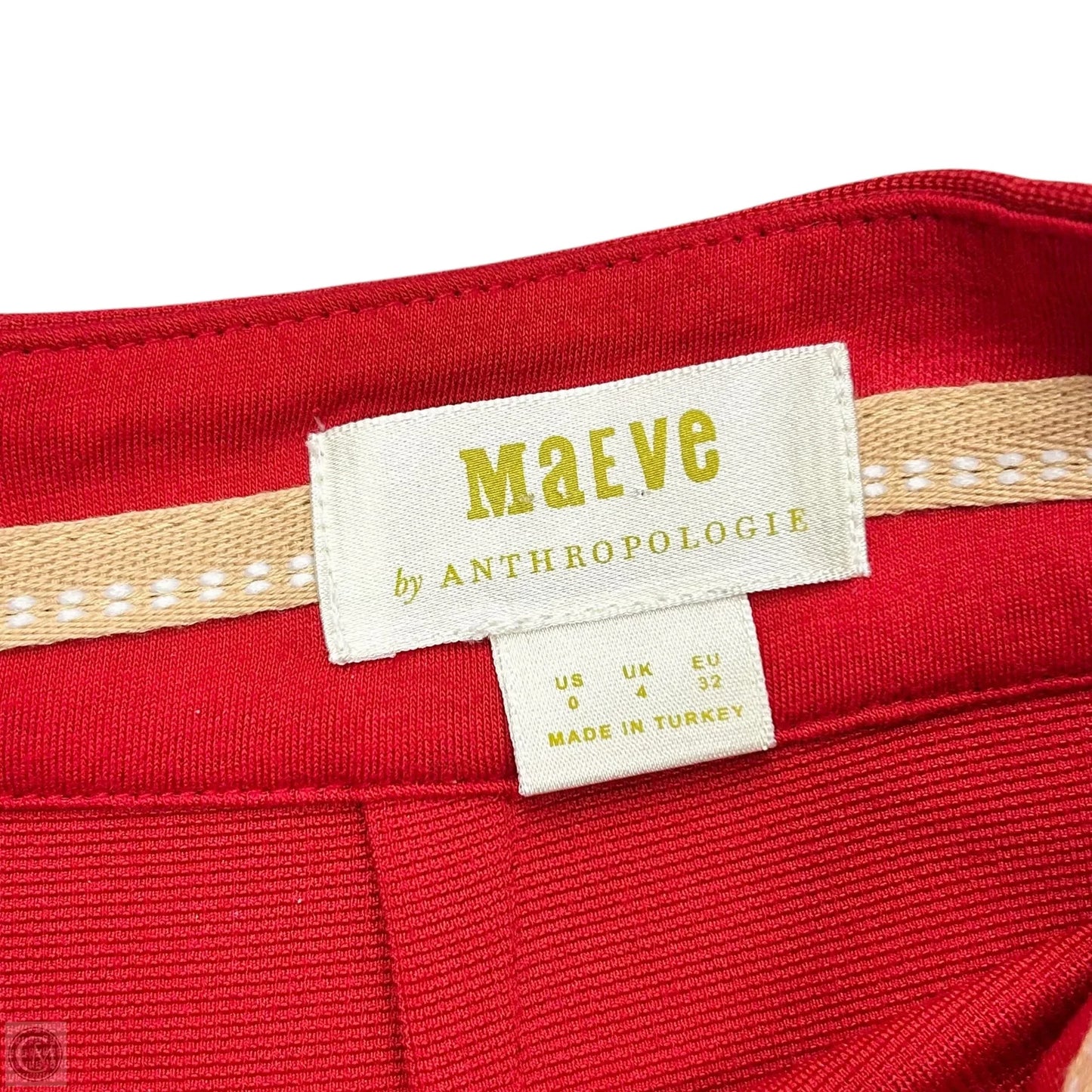 Skirt Mini & Short By Maeve In Red, Size: 0