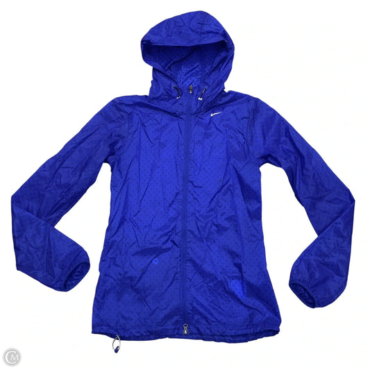 Athletic Jacket By Nike In Purple, Size: Xs