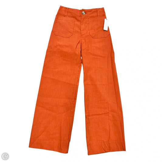 Pants Wide Leg By Maeve In Orange, Size: 0