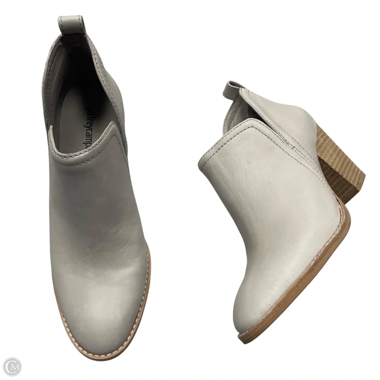 Boots Ankle Heels By Jeffrey Campbell In Grey, Size: 7
