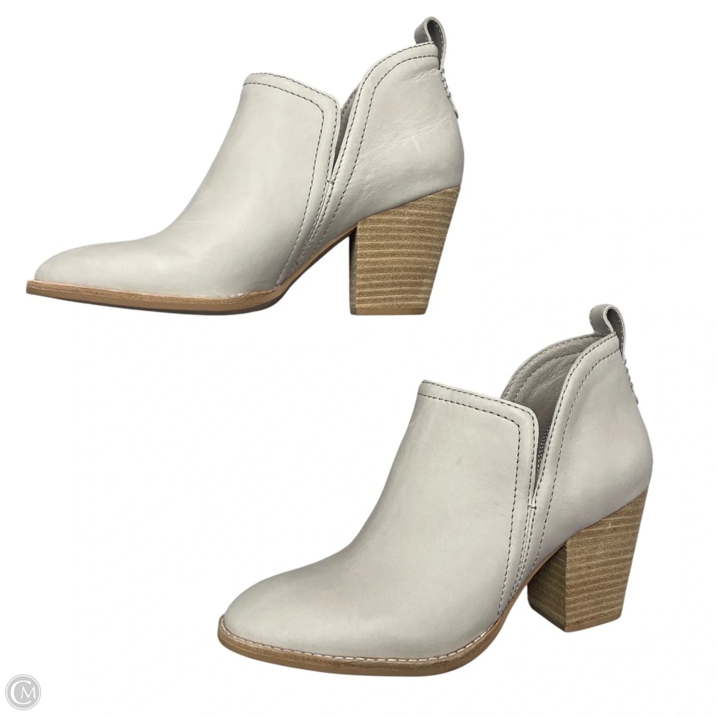 Boots Ankle Heels By Jeffrey Campbell In Grey, Size: 7