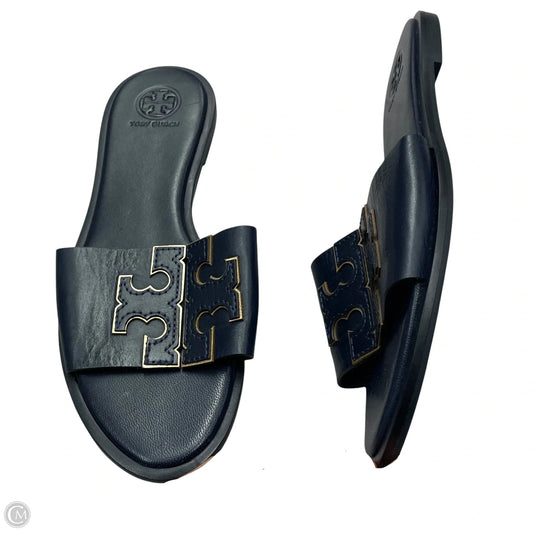 Shoes Designer By Tory Burch In Navy, Size: 7