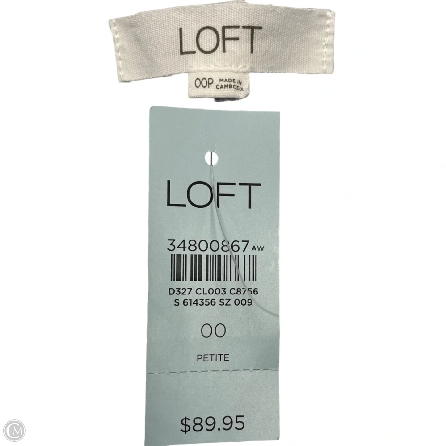 Pants Wide Leg By Loft In Blue, Size: 0p