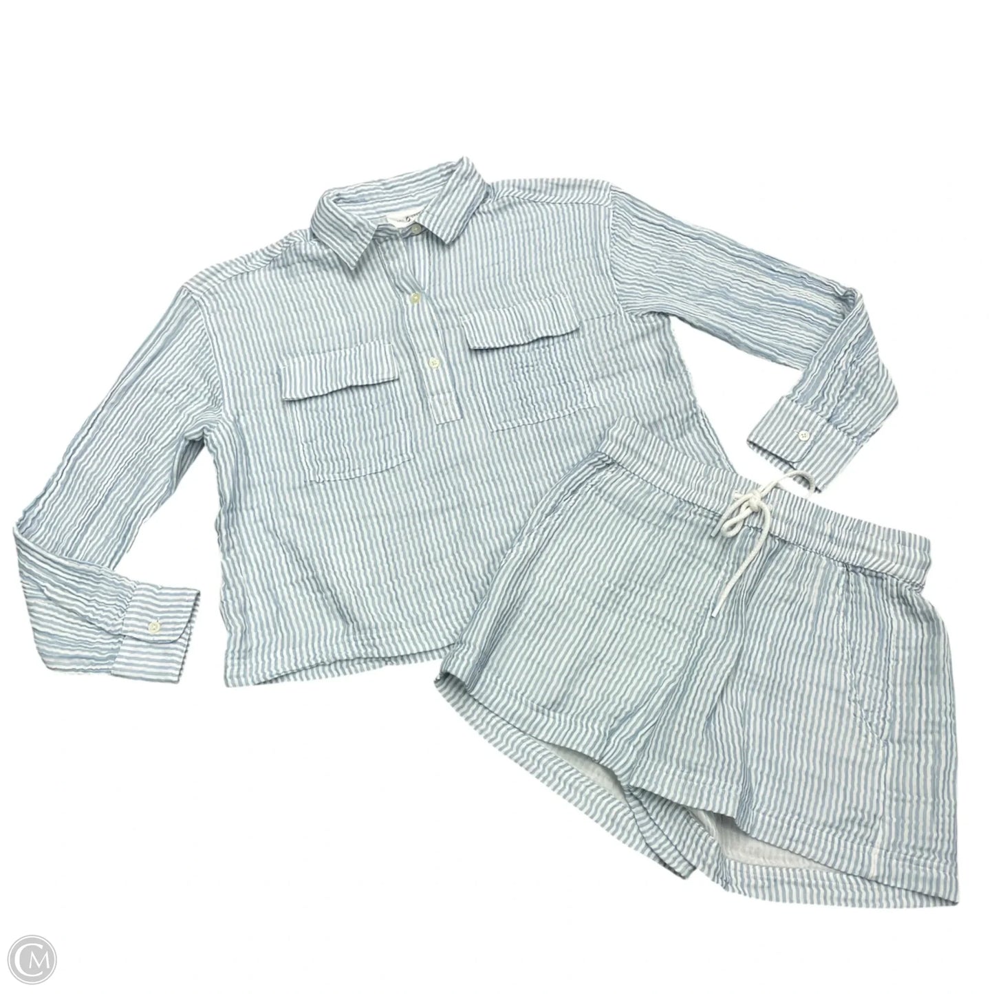 Shorts Set By Lou And Grey In Blue & White, Size: Xs