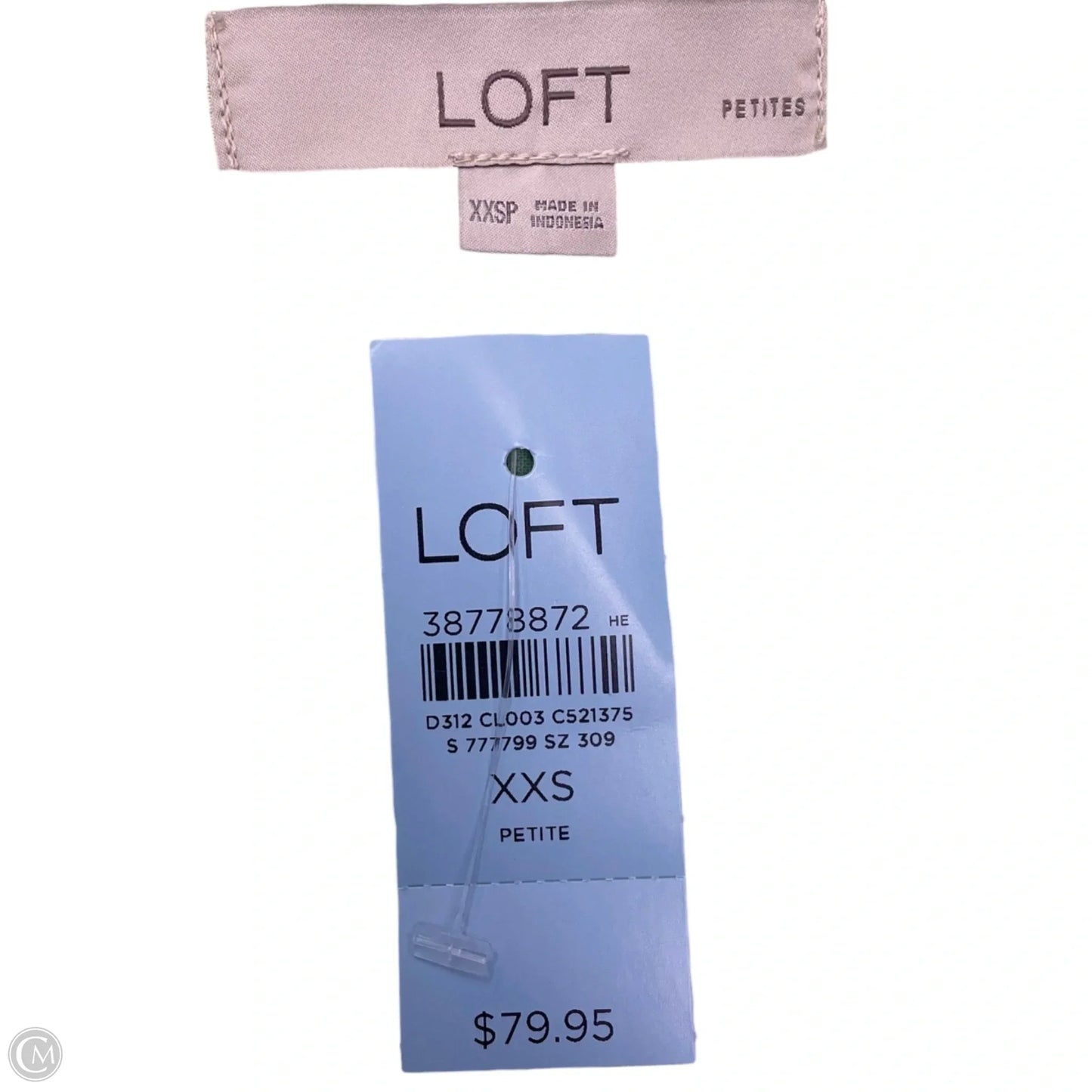 Skirt Set 2pc By Loft In Green & White, Size: Xxsp
