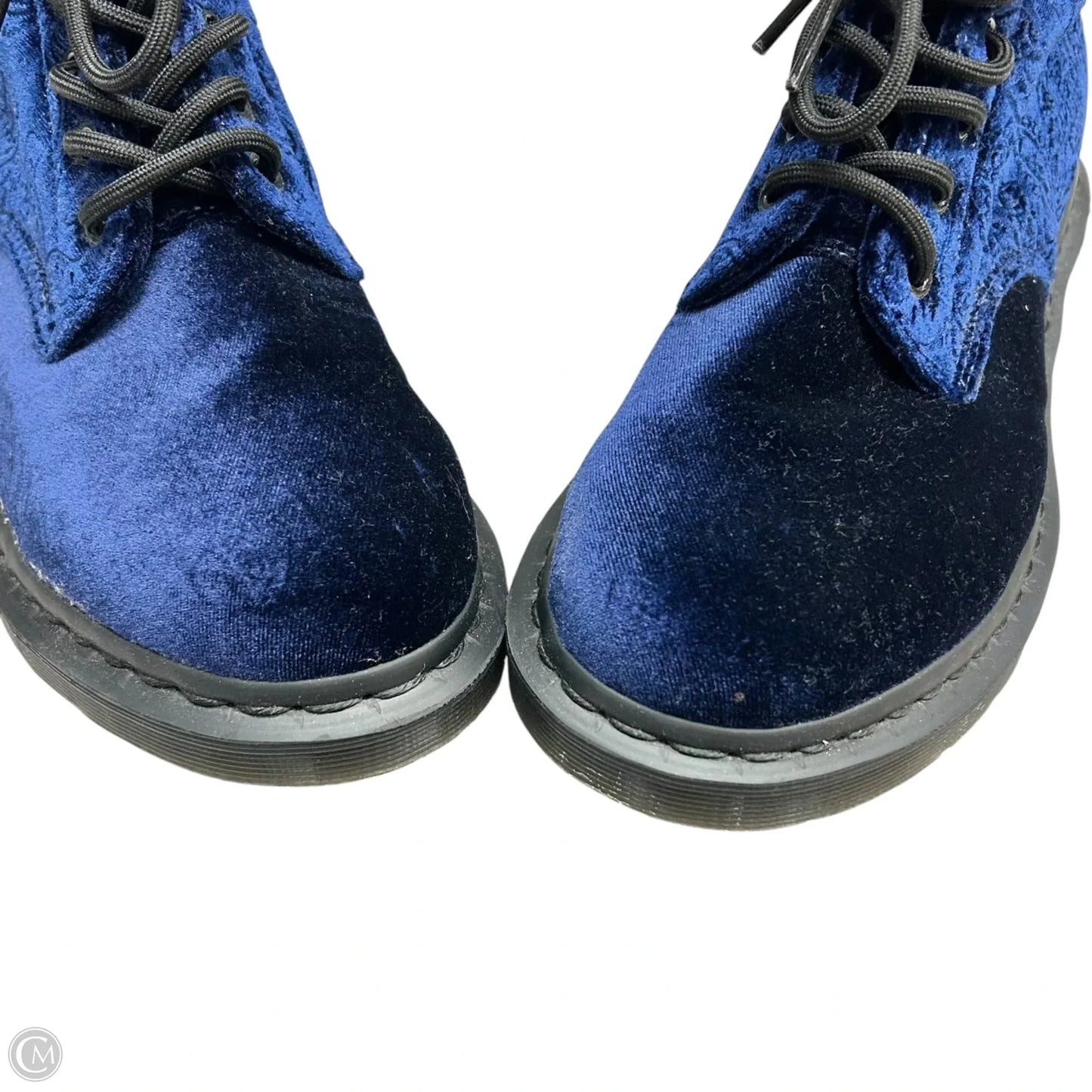 Boots Combat By Dr Martens In Black & Blue, Size: 9