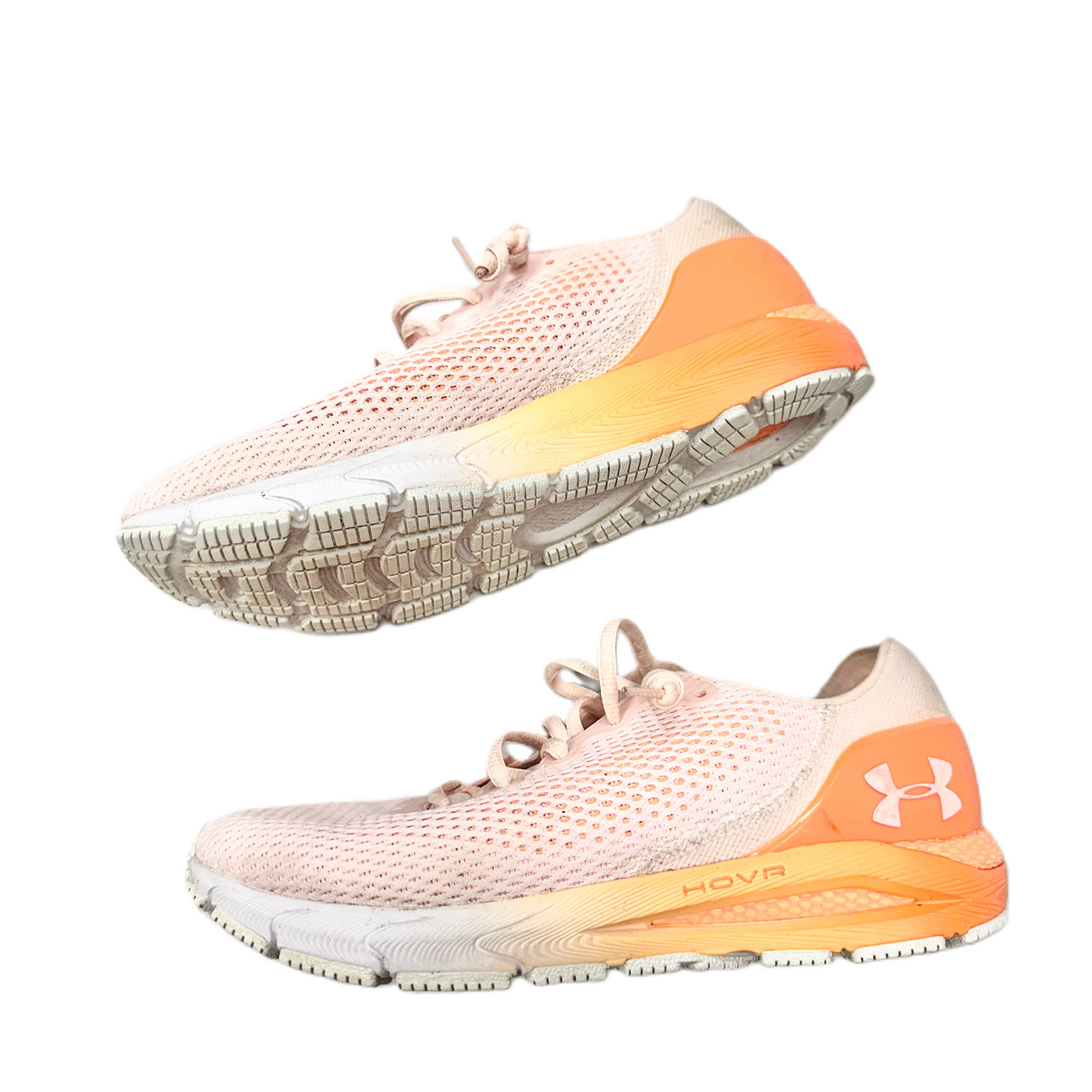 Shoes Athletic By Under Armour In Orange & Pink, Size: 9