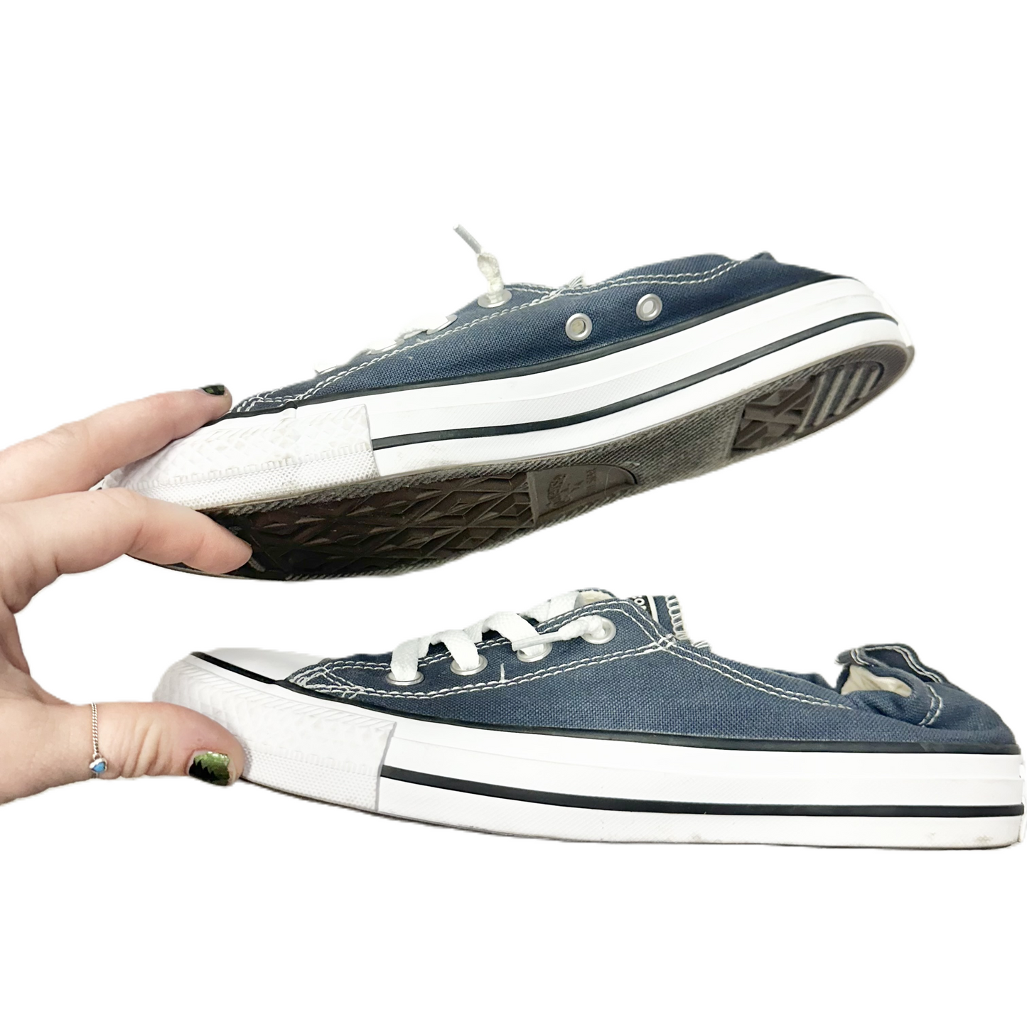 Shoes Sneakers By Converse In Blue, Size: 9