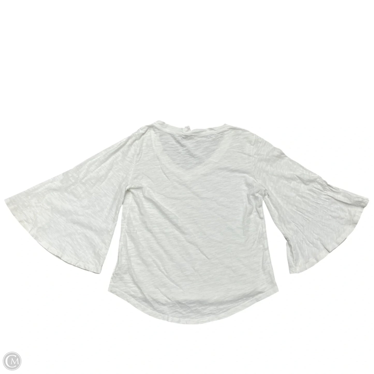 Top 3/4 Sleeve By Meadow Rue In White, Size: Xs