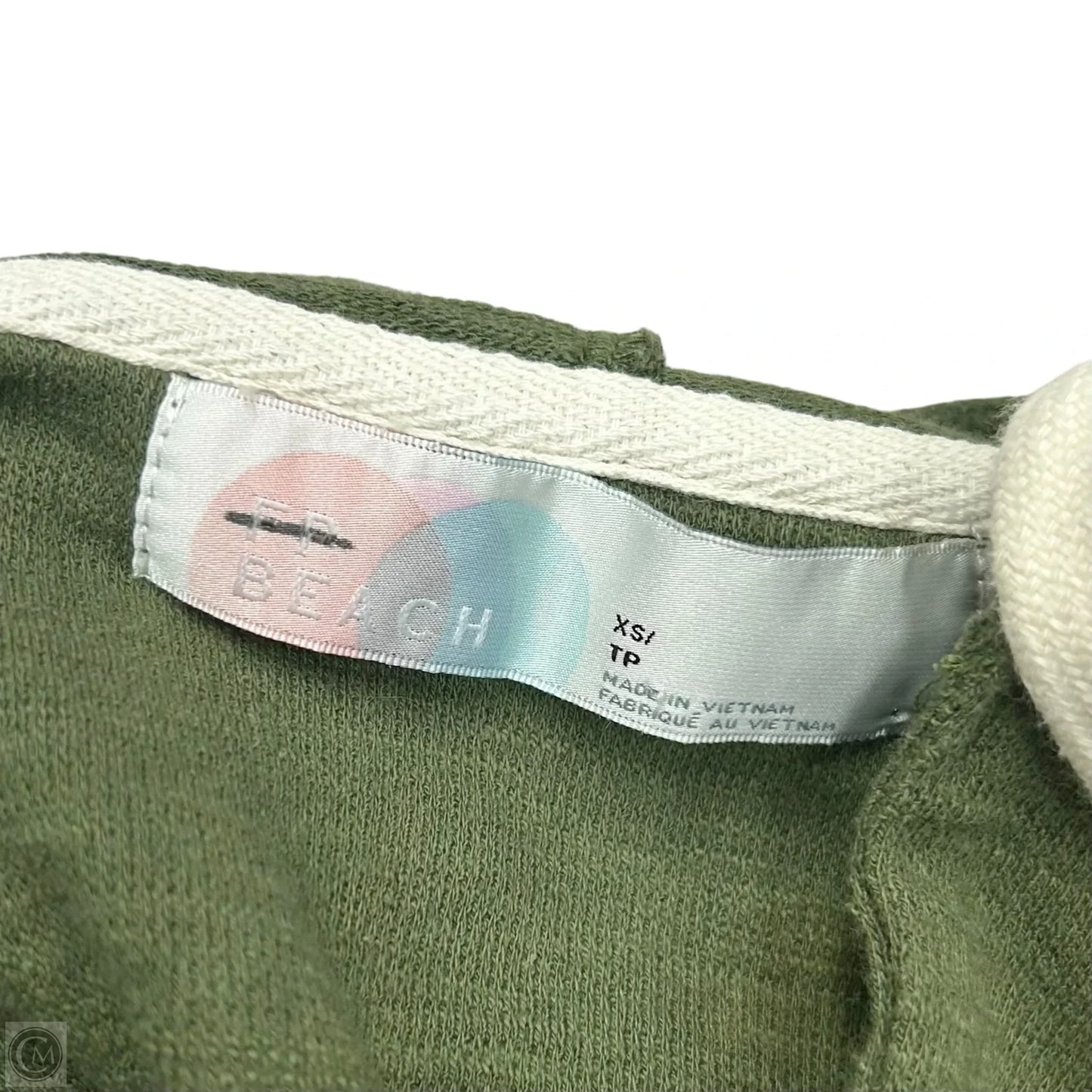 Sweatshirt Hoodie By Free People In Green, Size: Xs