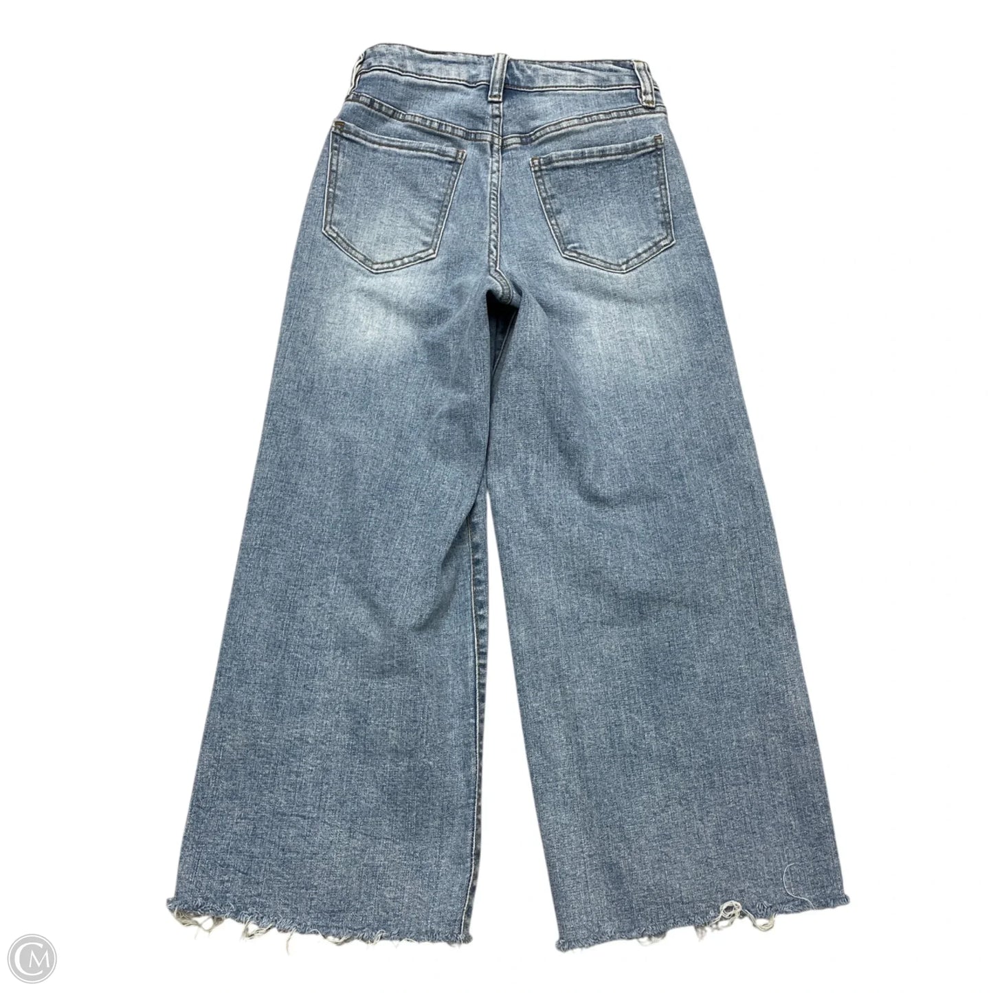 Jeans Cropped By Oat In Blue Denim, Size: 0