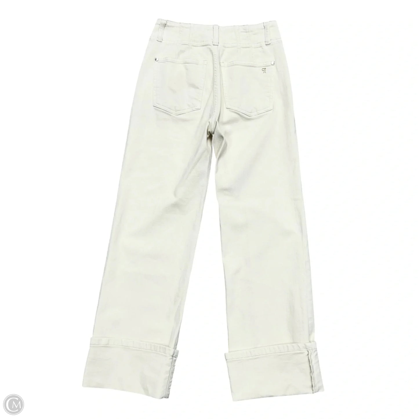 Jeans Wide Leg By Pilcro In Cream Denim, Size: 2