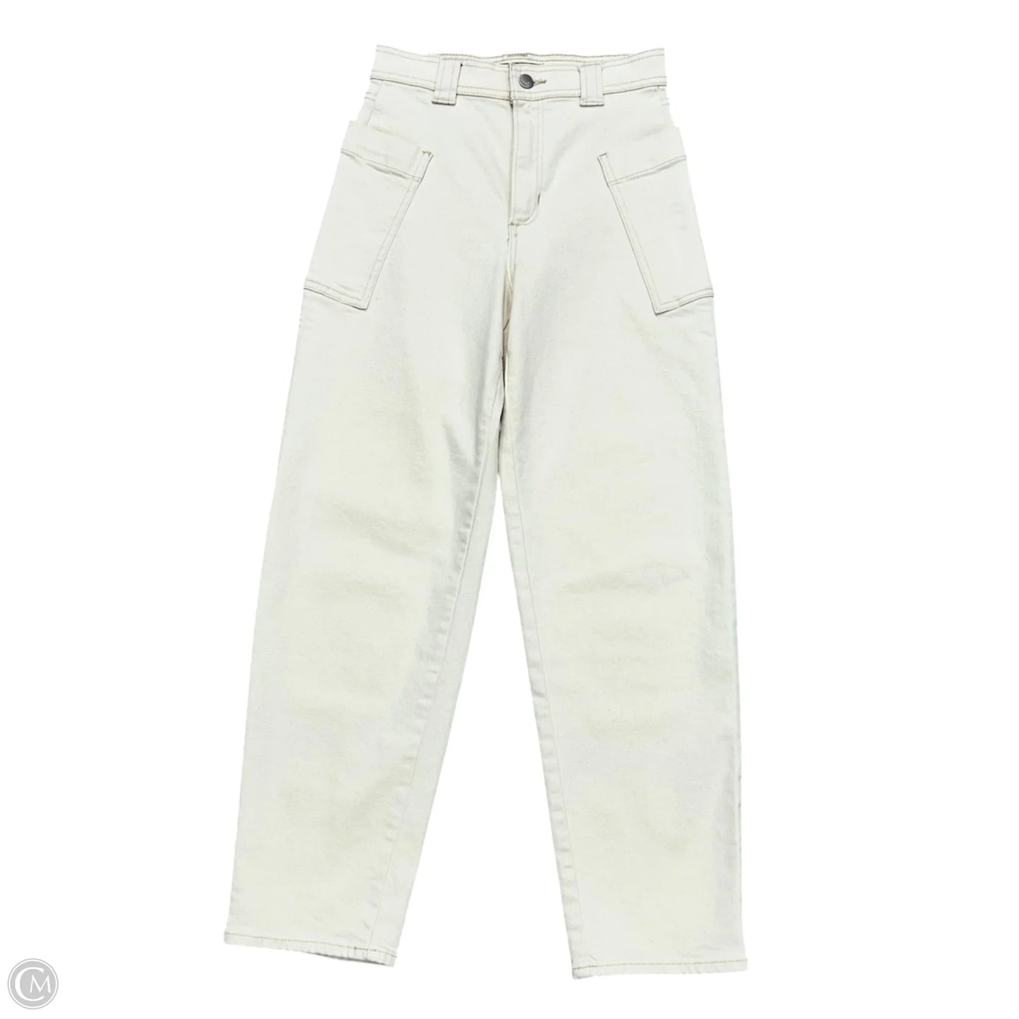 Jeans Straight By Joes Jeans In Cream Denim, Size: 2