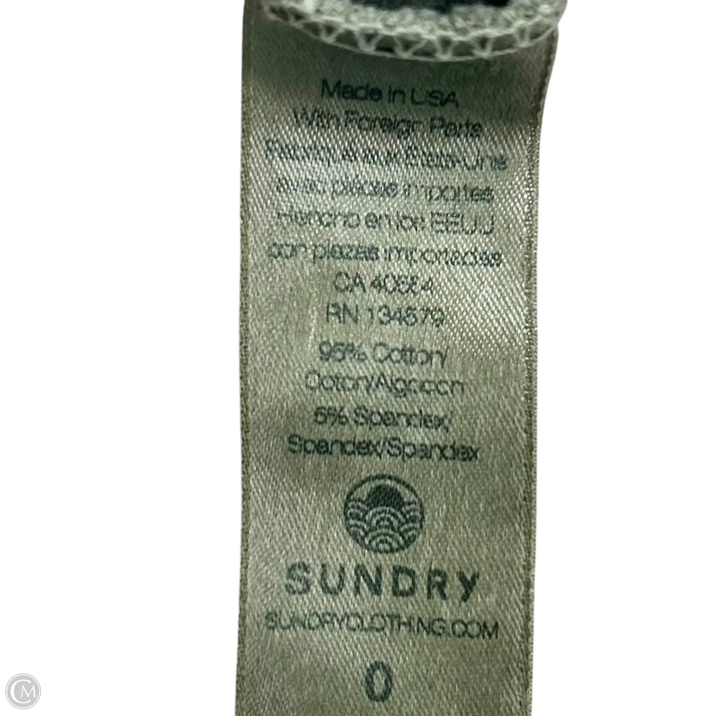 Dress Casual Midi By Sundry In Green, Size: Xs