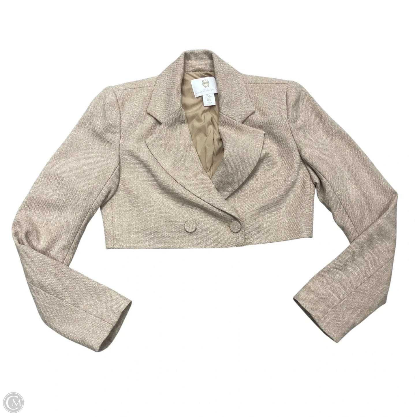 Blazer By House Of Harlow In Beige, Size: Xs