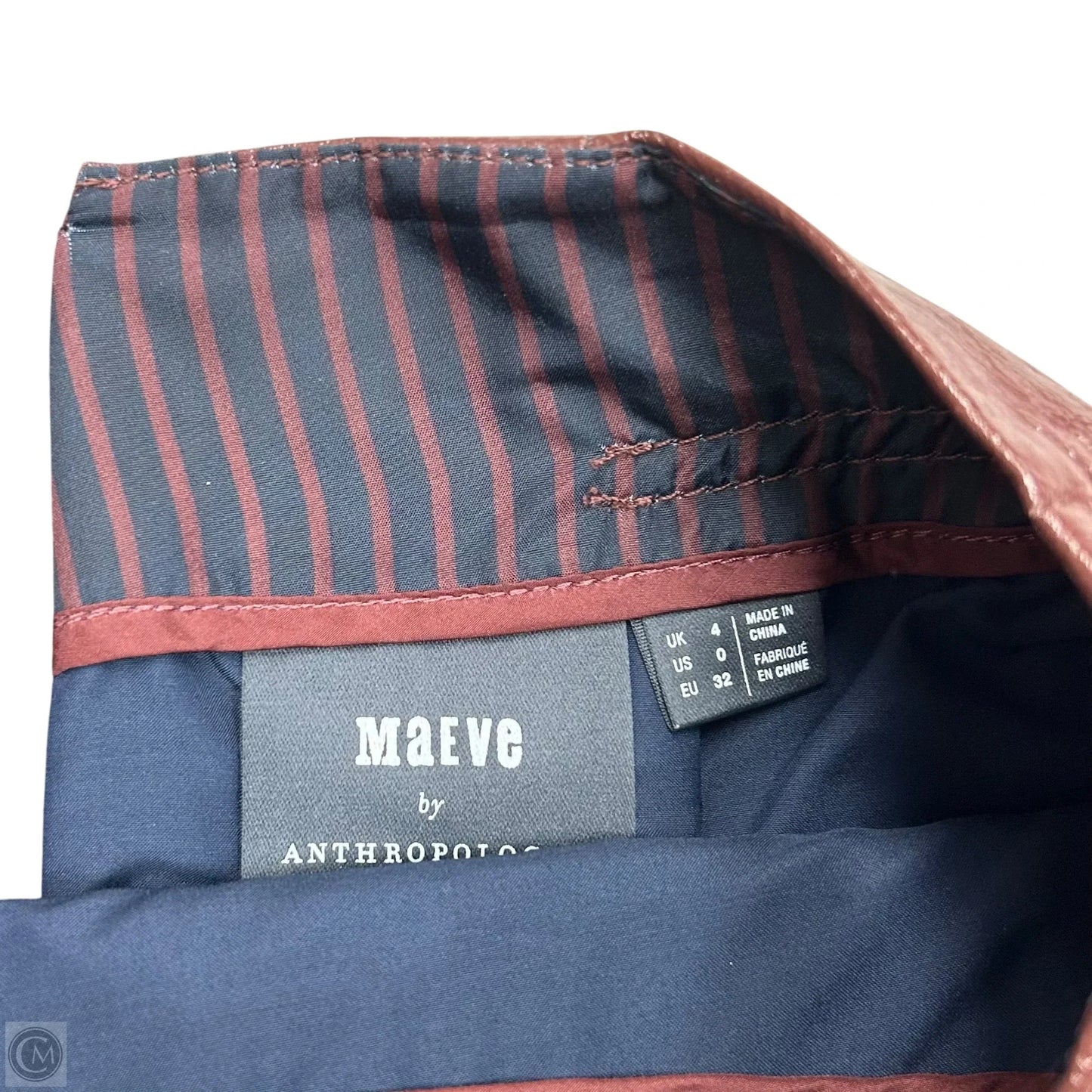 Skirt Mini & Short By Maeve In Maroon, Size: 0