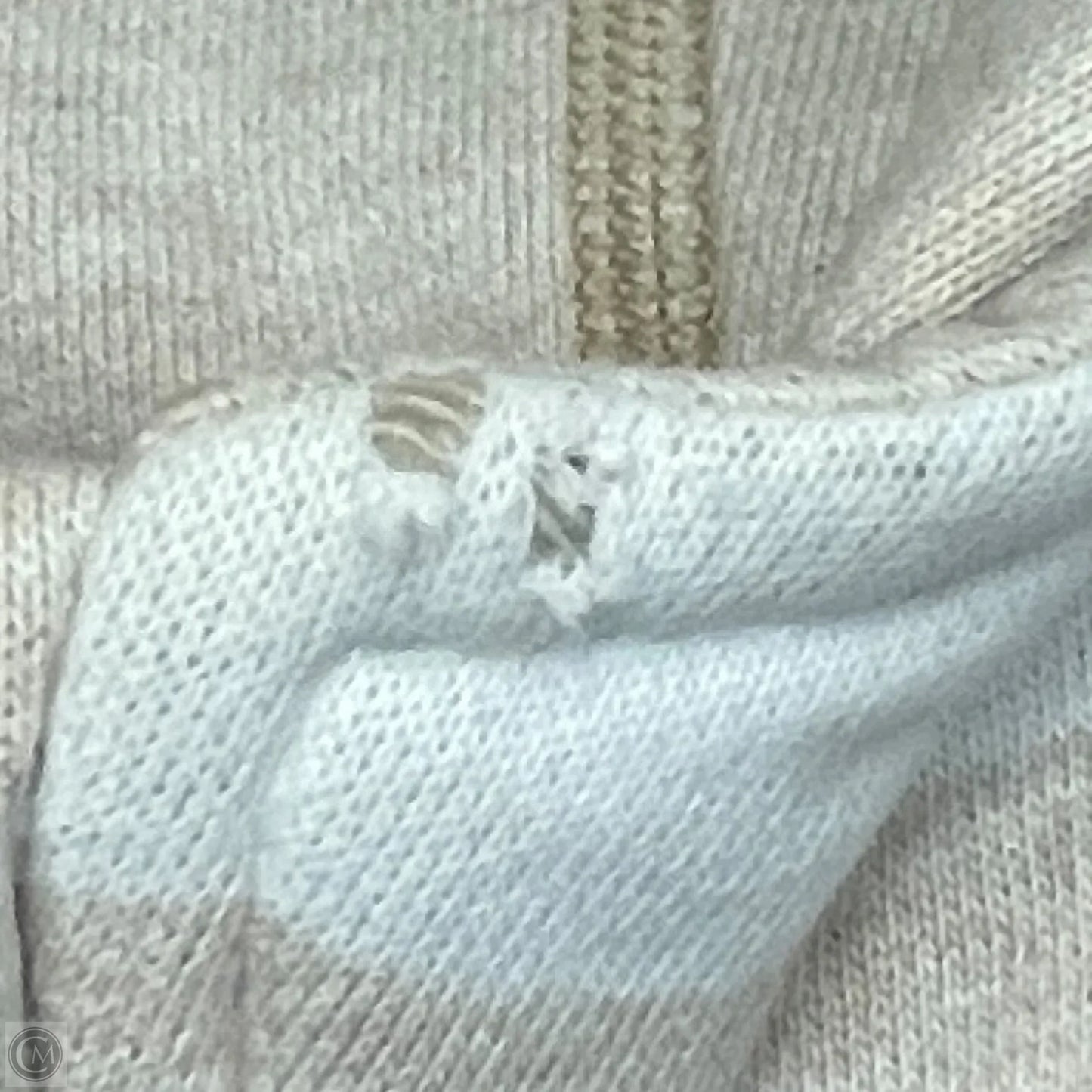 Athletic Jacket By Lululemon In Cream & White, Size: S