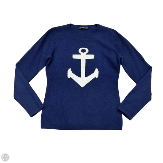 Sweater Cashmere By Hannah Rose In Navy, Size: S